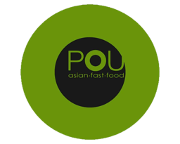 POU asian fast food logo.